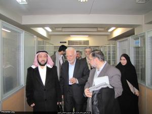 بازدید اساتید ایرانی و اردنی از دانشگاه علوم حدیث (شهر ری)