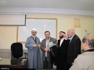 بازدید اساتید ایرانی و اردنی از دانشگاه علوم حدیث (شهر ری)