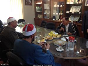 بازدید اساتید مصری از مرکز طبع و نشر قرآن جمهوری اسلامی ایران ۱۱-۰۳-۹۳
